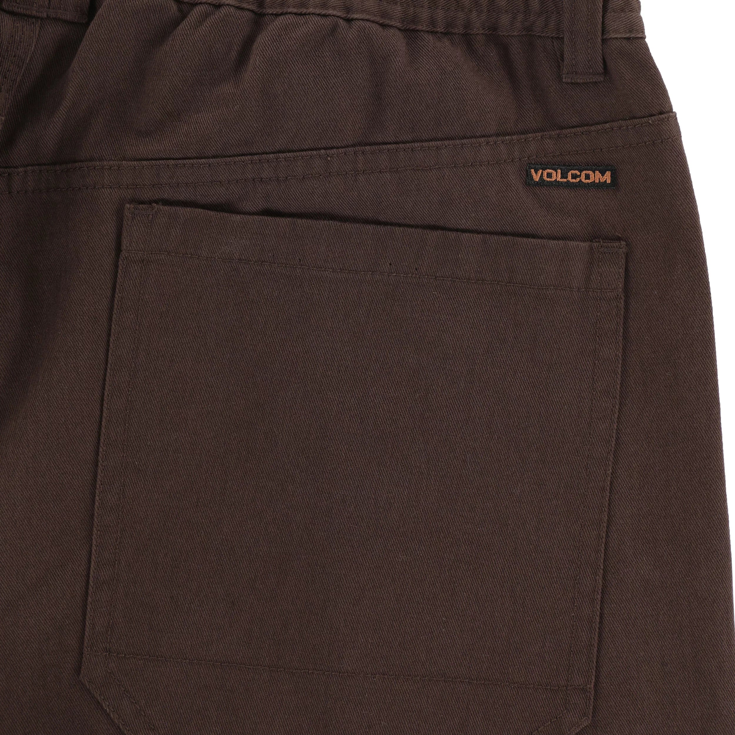 Volcom Chillow Pleated EW Pants Cacao