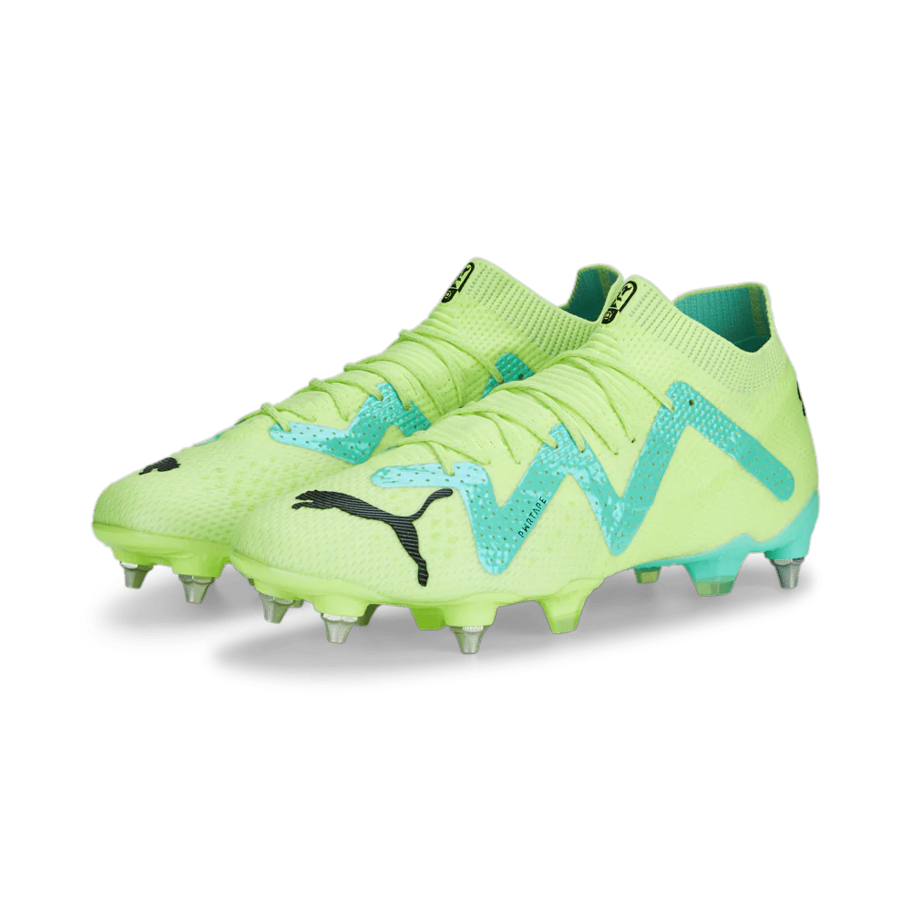 PUMA Future Ultimate MxSG Soft Ground Soccer Cleats Yellow Black