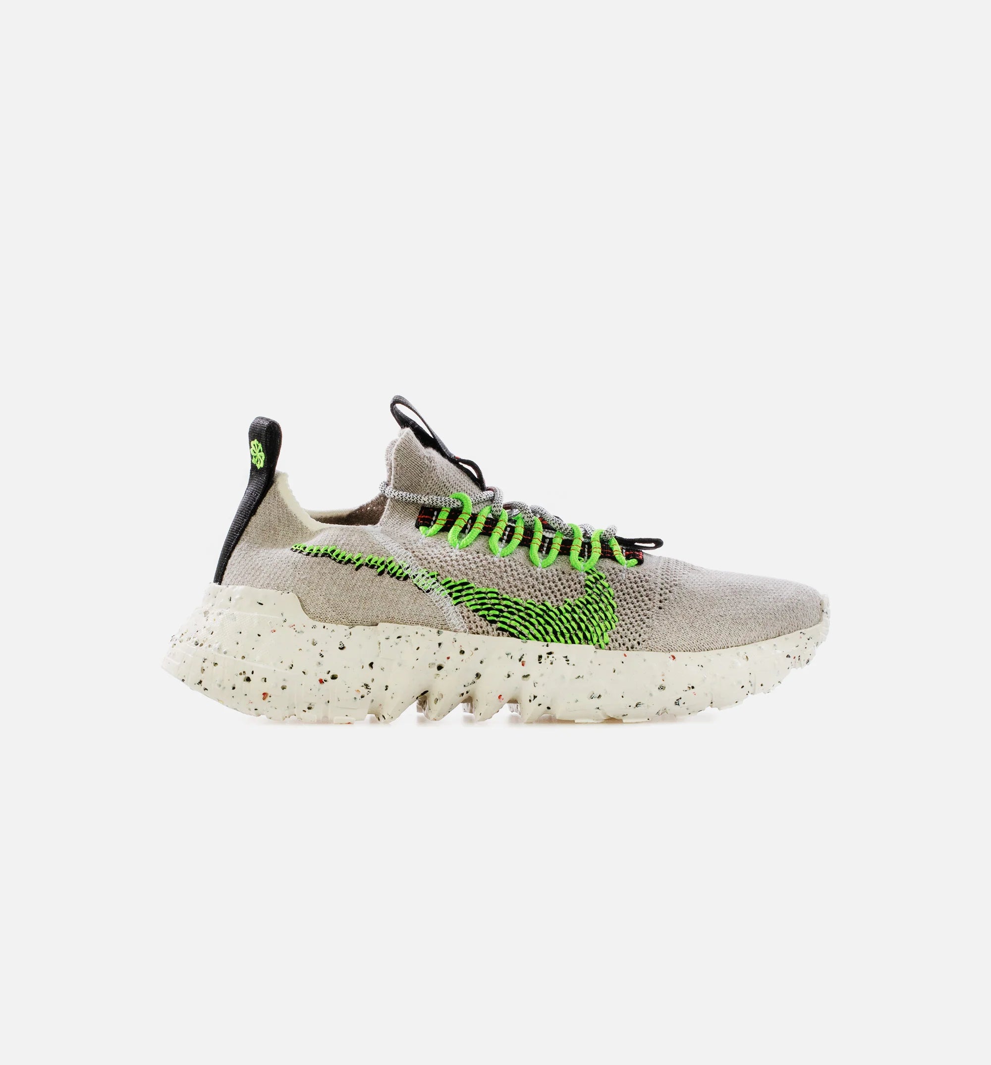 Space Hippie 01 Electric Green Mens Lifestyle Shoe Vast Grey Electric Green Black White