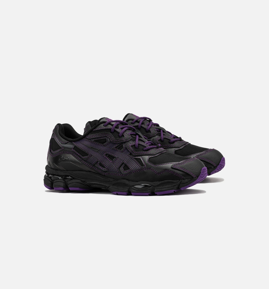 Needles Gel NYC Mens Running Shoe Black Purple