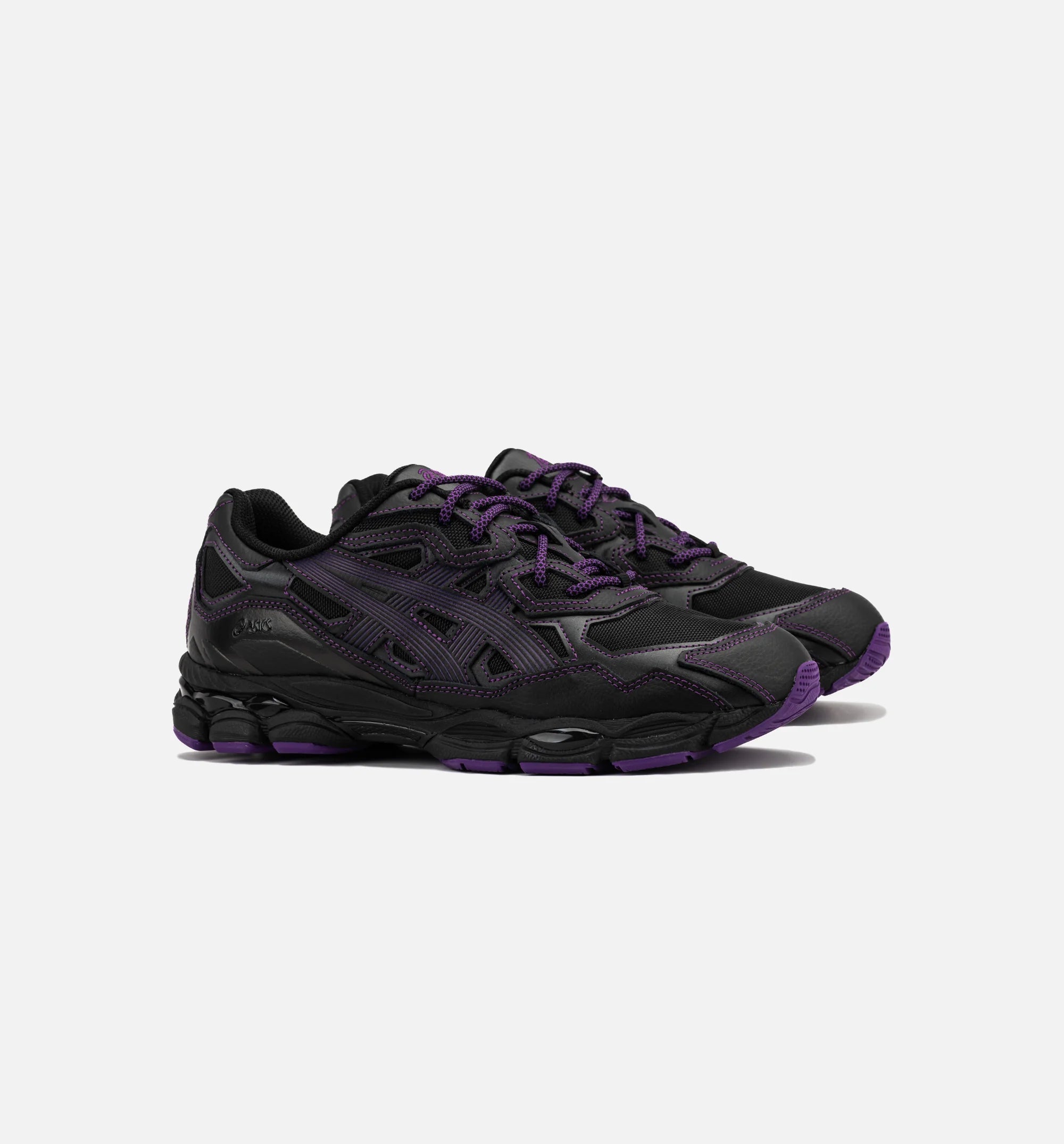 Needles Gel NYC Mens Running Shoe Black Purple