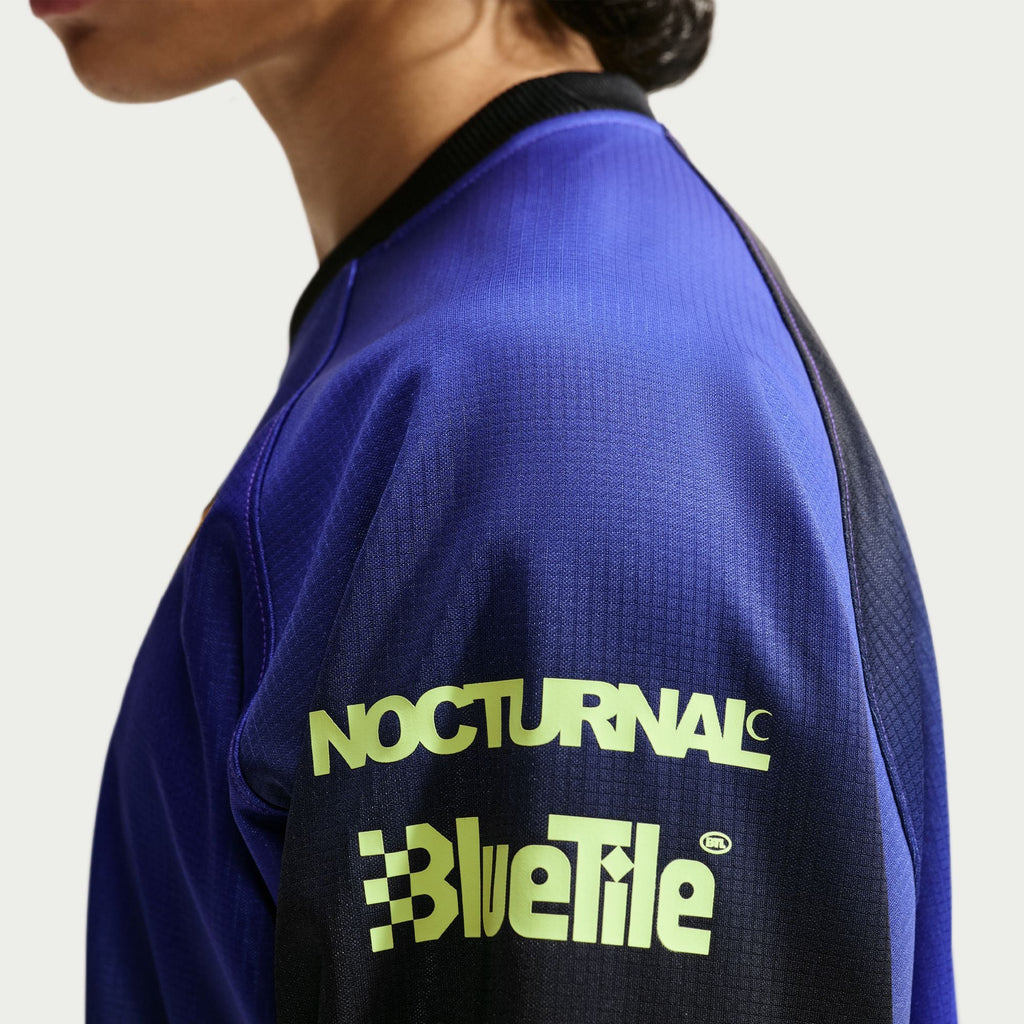 Nike SB Club 58 Long Sleeve Skate Top Dark Concord