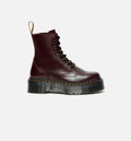 Jadon Boot Smooth Leather Platform Womens Lifestyle Shoe Burgundy