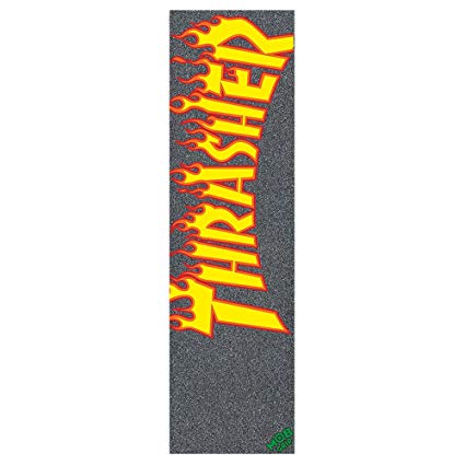 Mob Thrasher Flame Griptape Yellow Orange