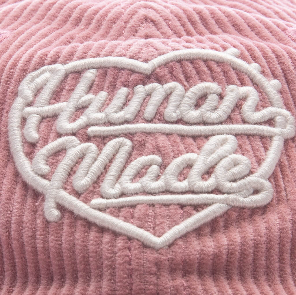 6 Panel Corduroy Cap Pink