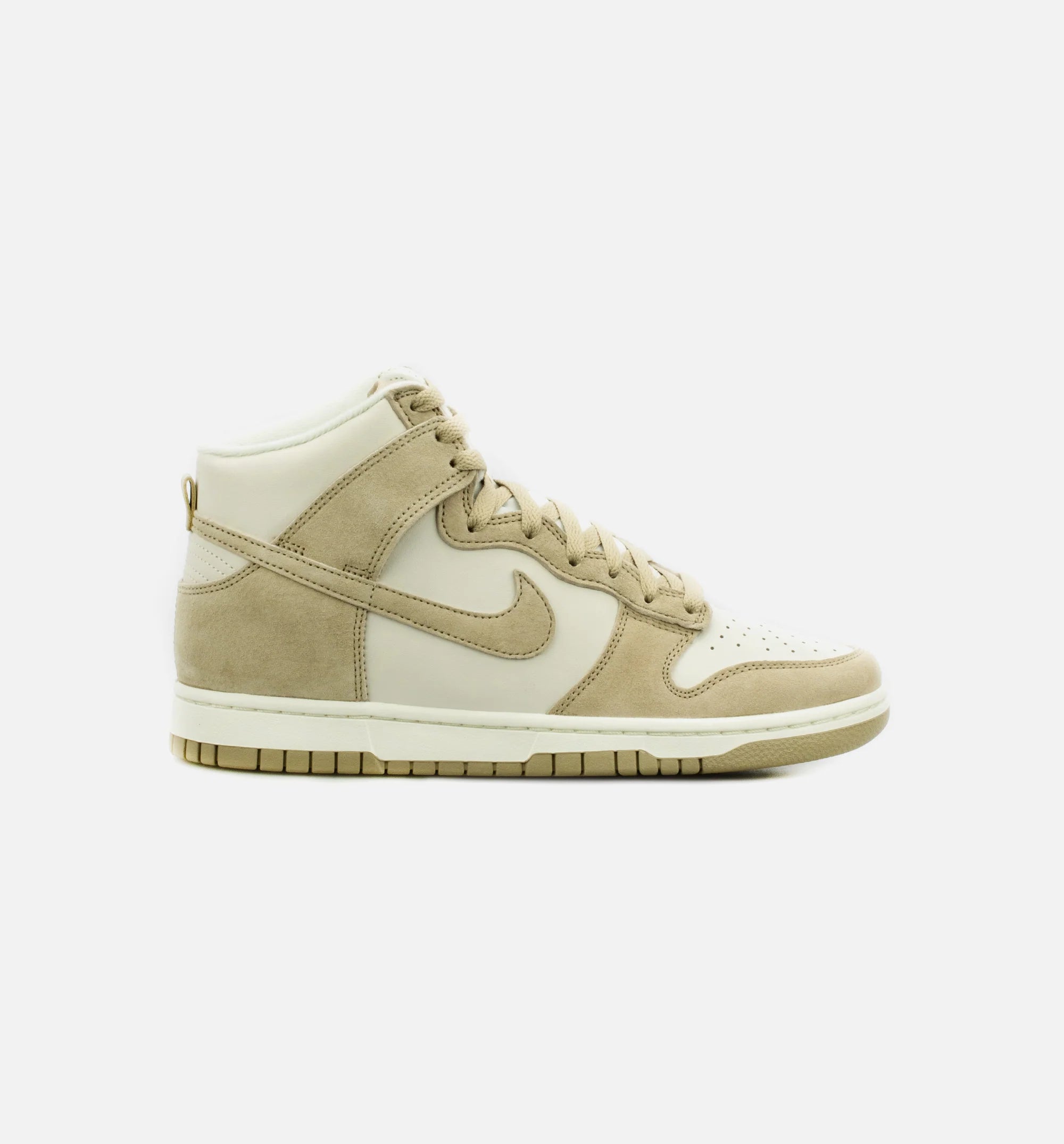 Dunk High Tan Suede Mens Lifestyle Shoe Beige White