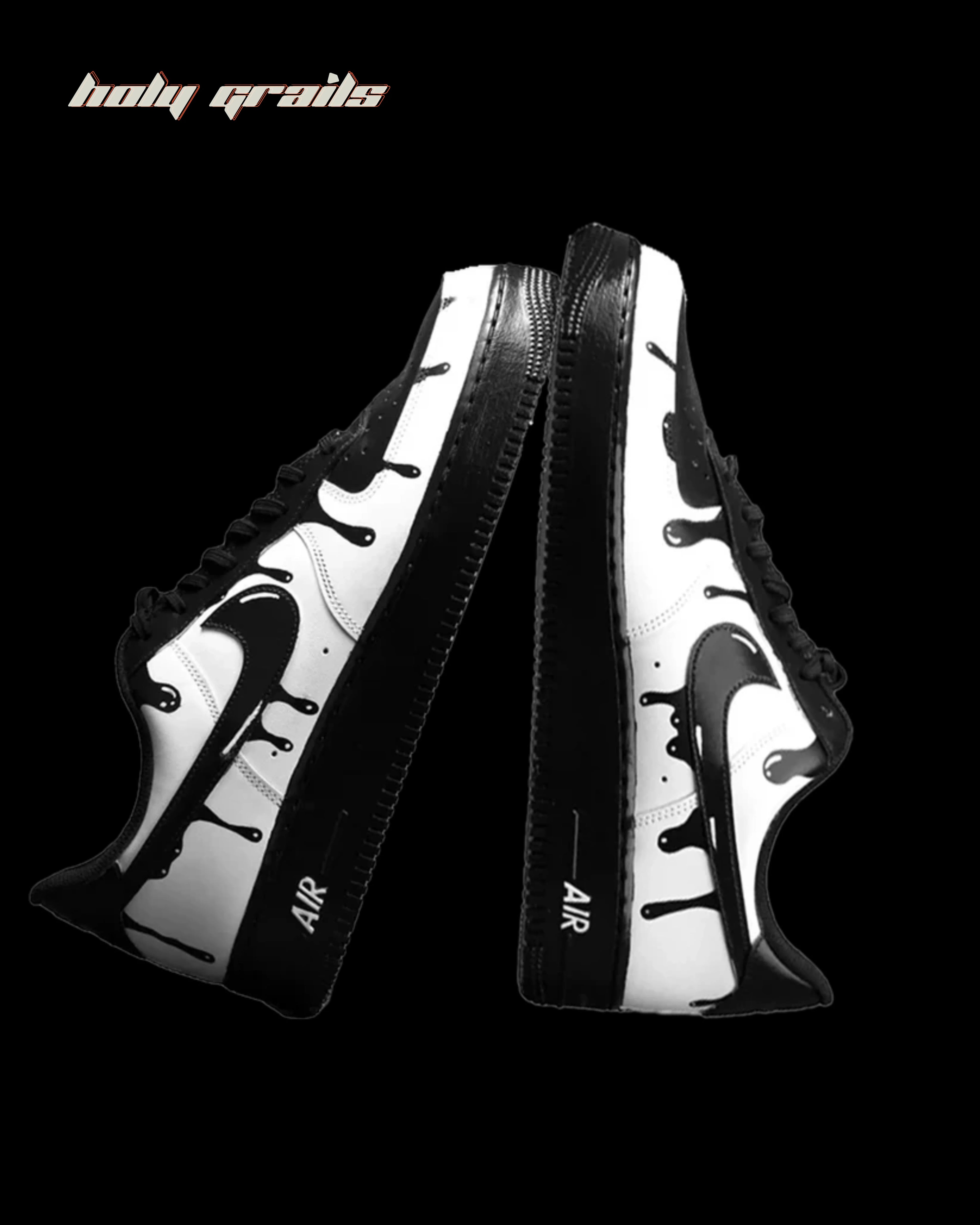 Air Force 1 x Black White Drip