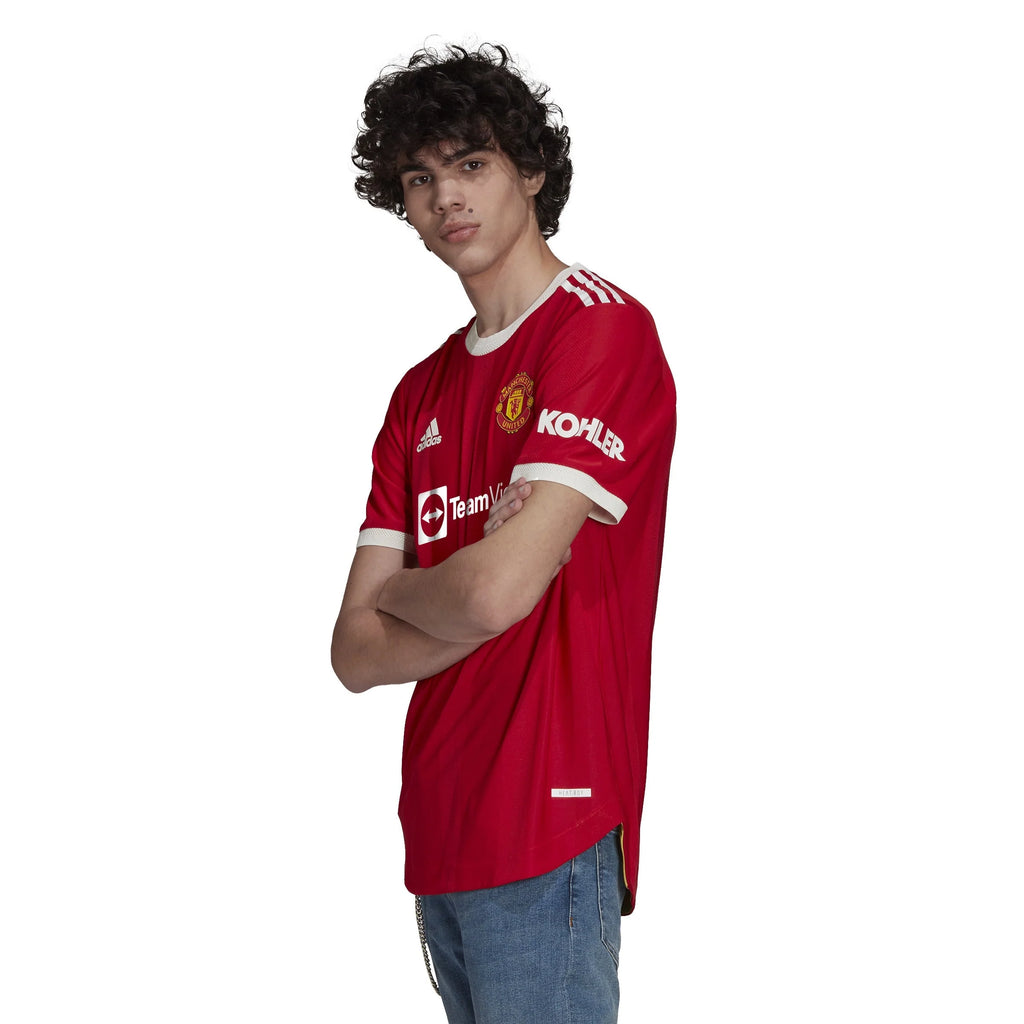 adidas Mens Manchester United Home Authentic Jersey 21