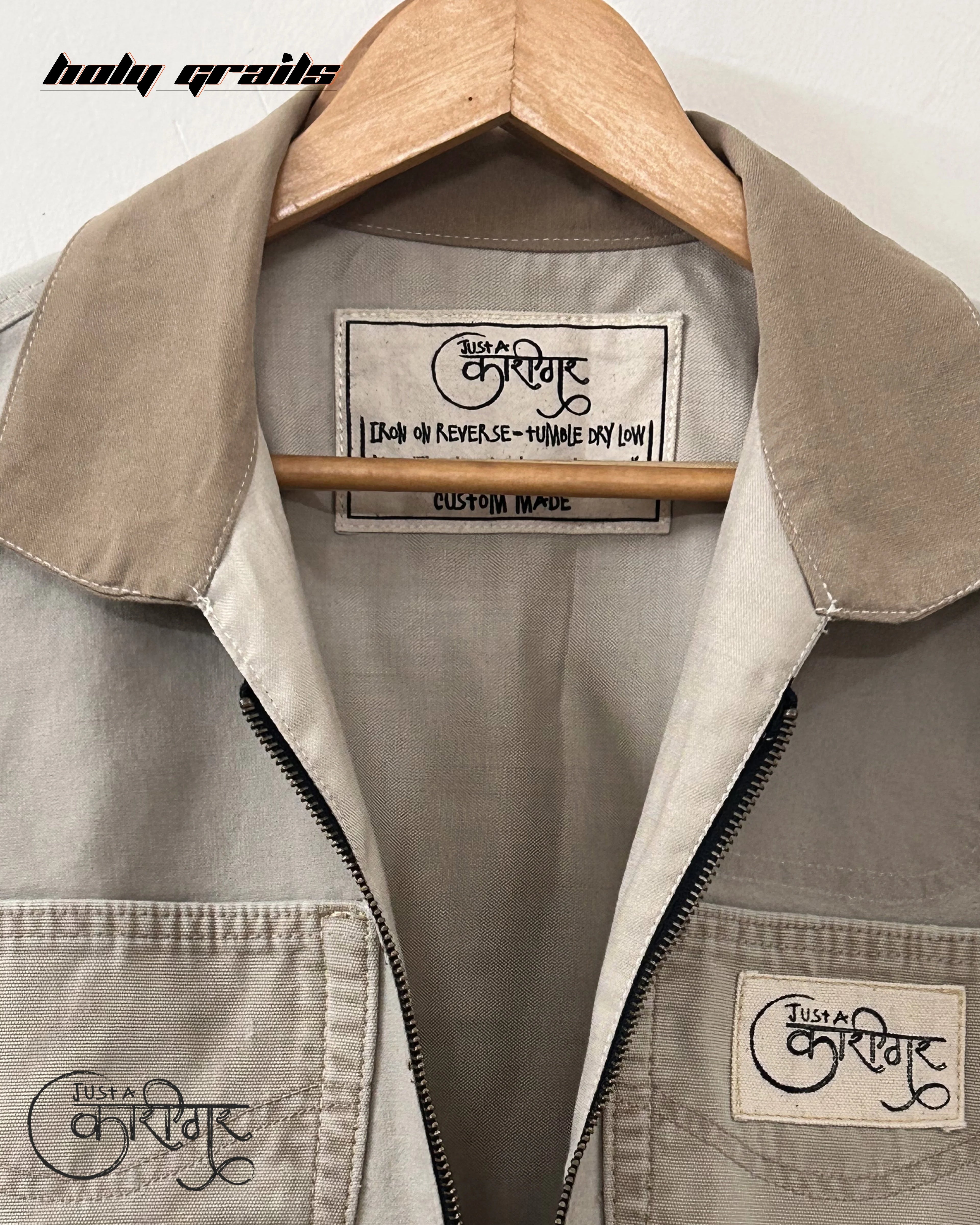 Reborn Grey Denim Jacket HG x Just A Karigar