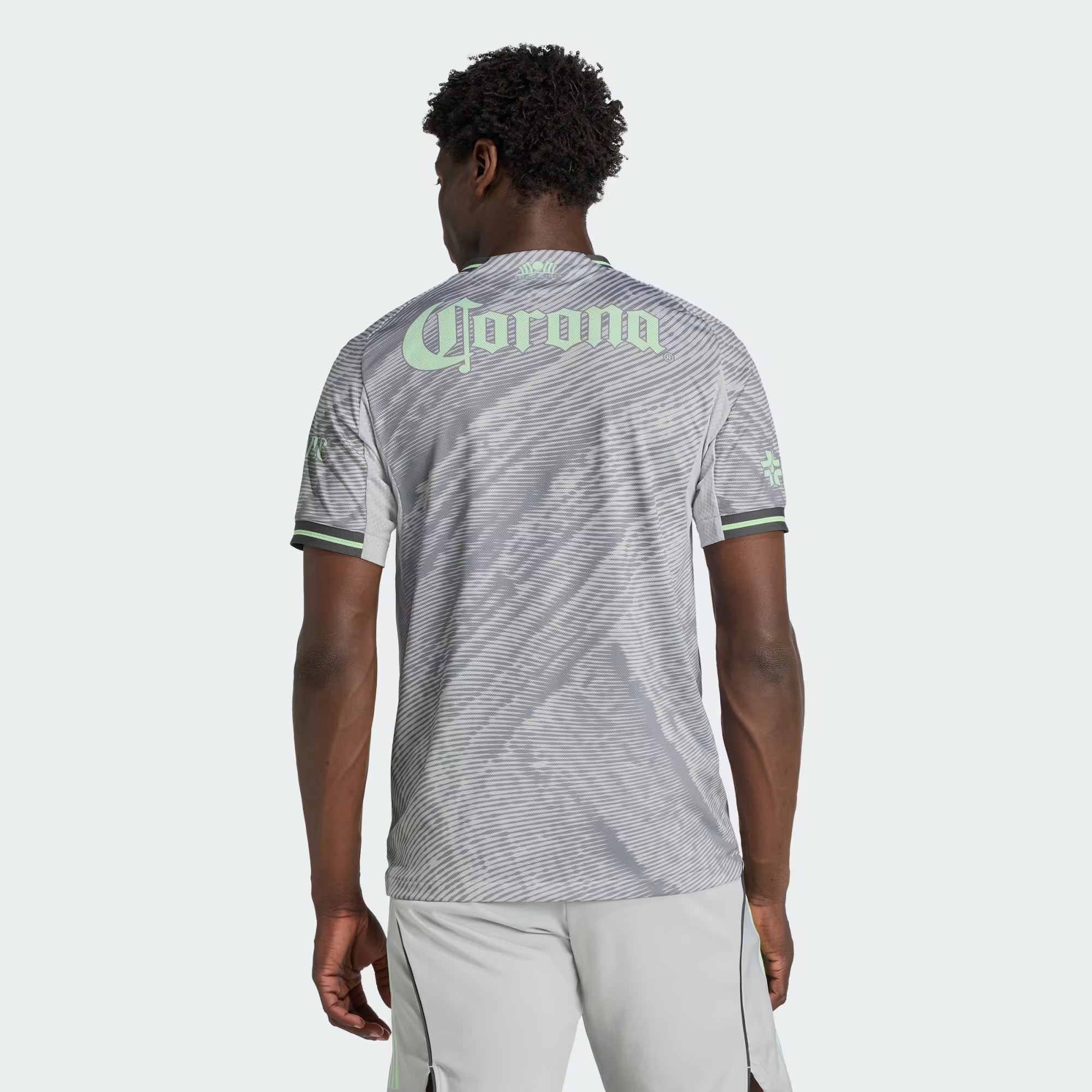adidas Club America Third Authentic Mens Soccer Jersey 25 26 Grey