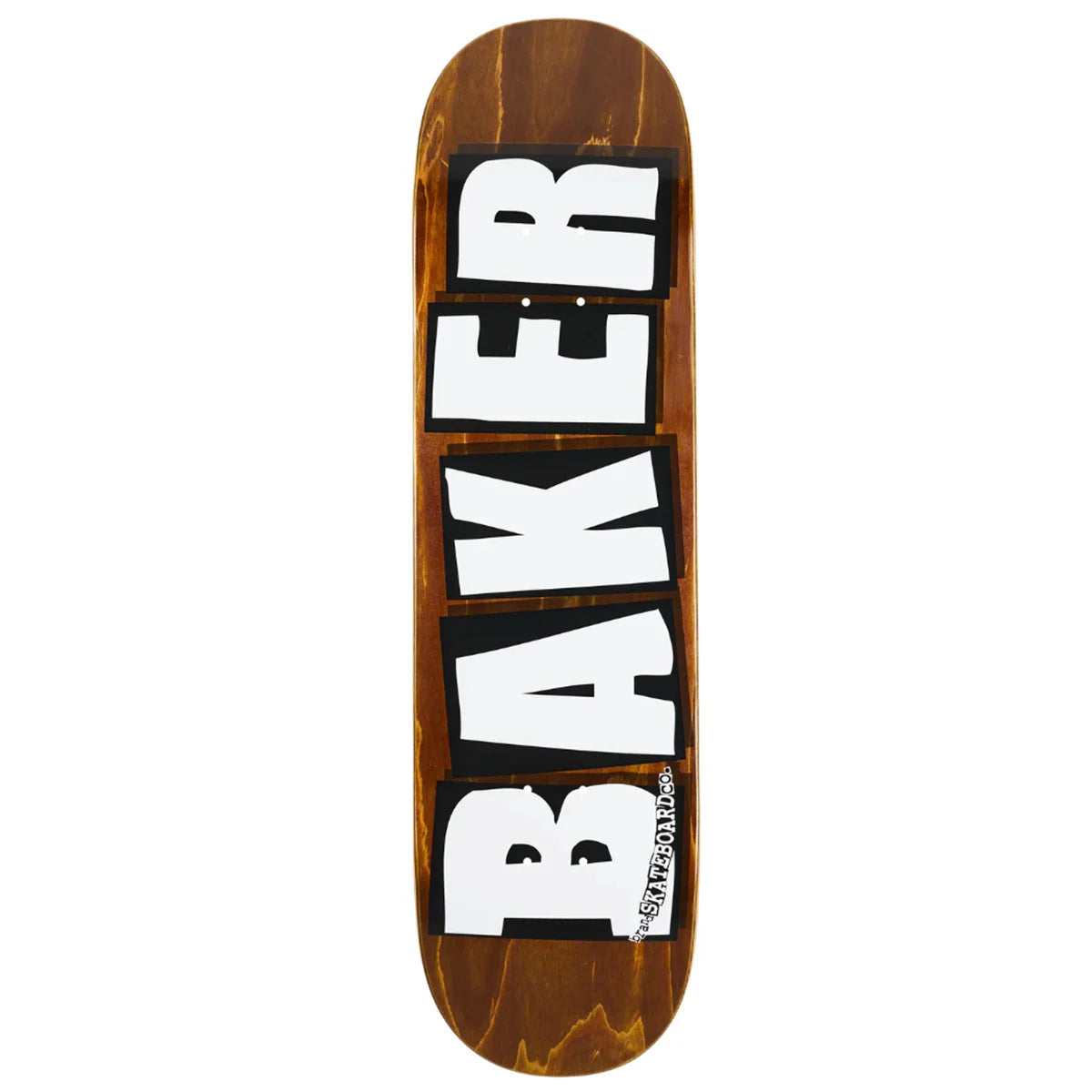 Baker Brand Logo Veneers Deck Brown