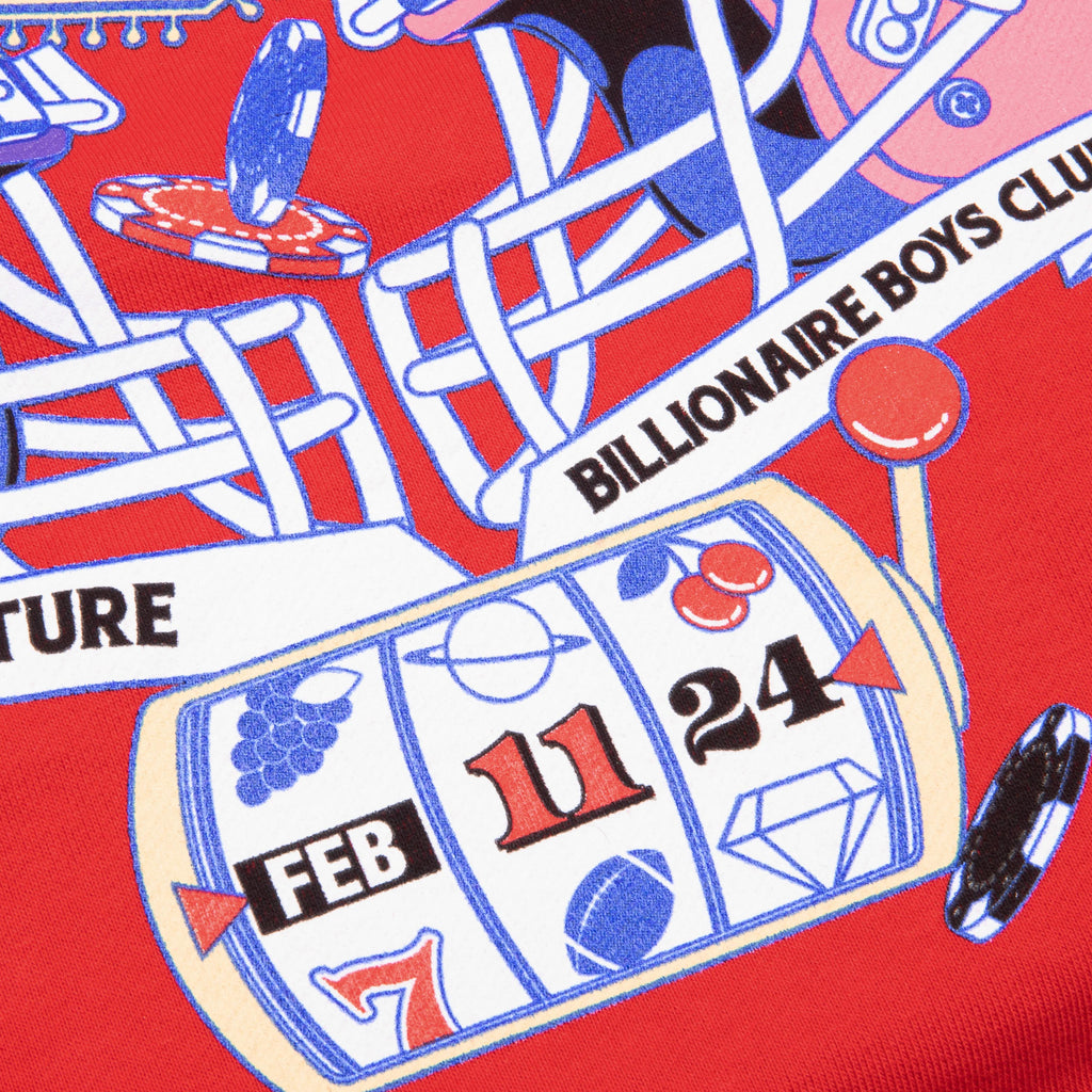 Feature x Billionaire Boys Club Las Vegas Hoodie Tomato Red