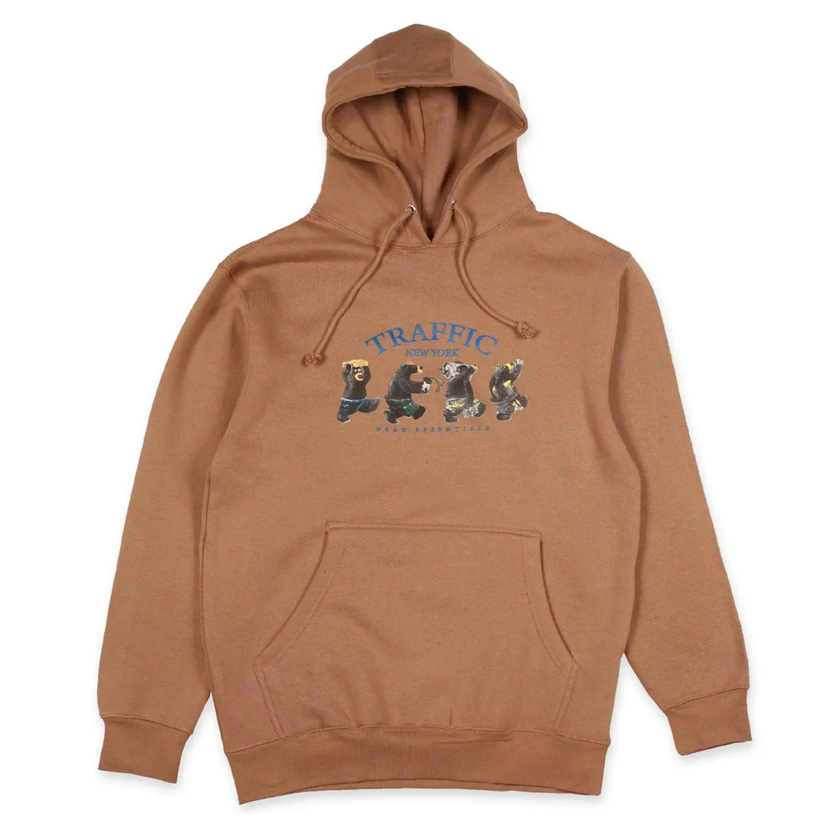 Traffic Bear Essential Pullover Hoodie Pecan