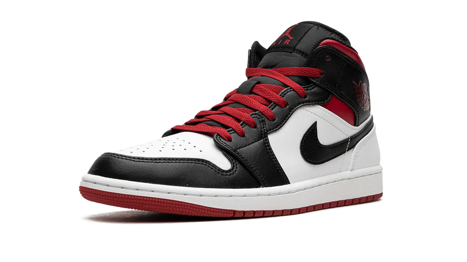 Air Jordan 1 Mid Gym Red Black Toe