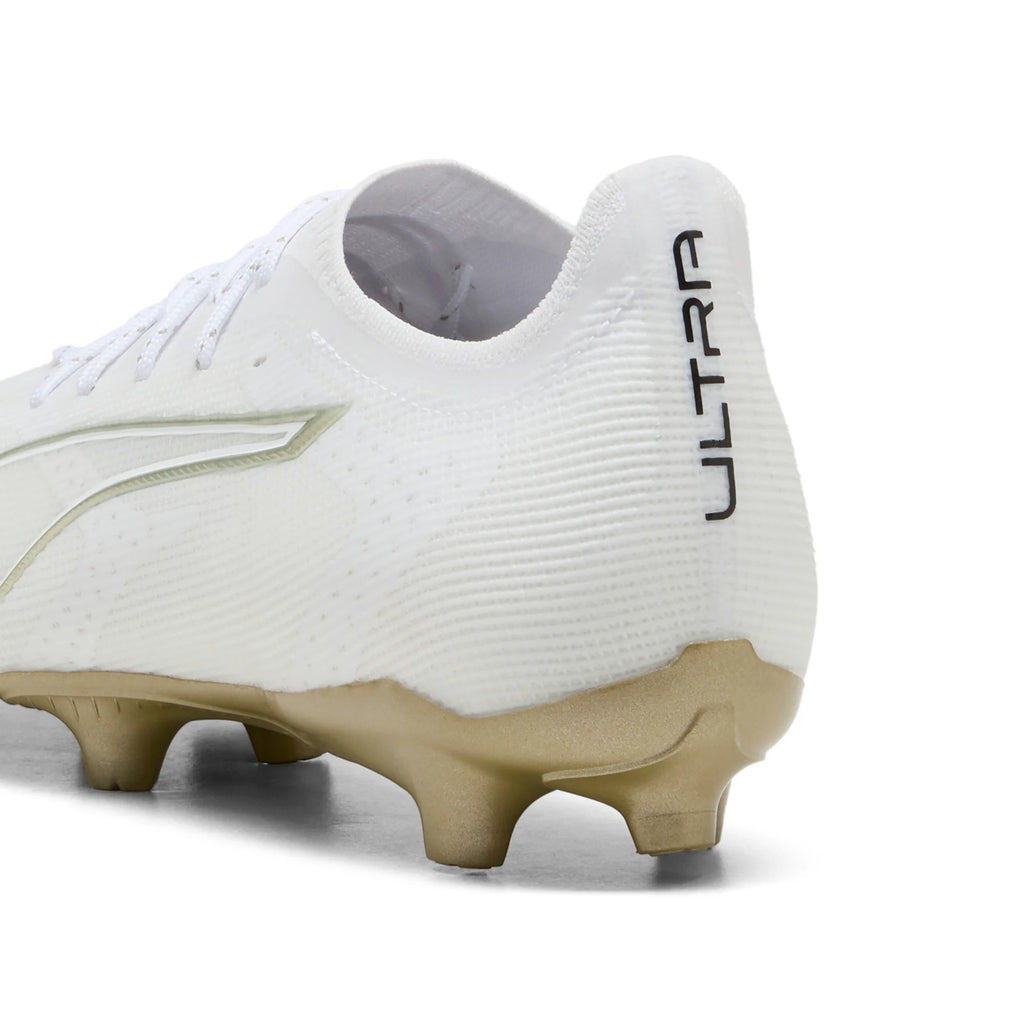 PUMA Ultra 6 Pro FG AG Firm Multi Ground Mens Soccer Cleats White Gold Black