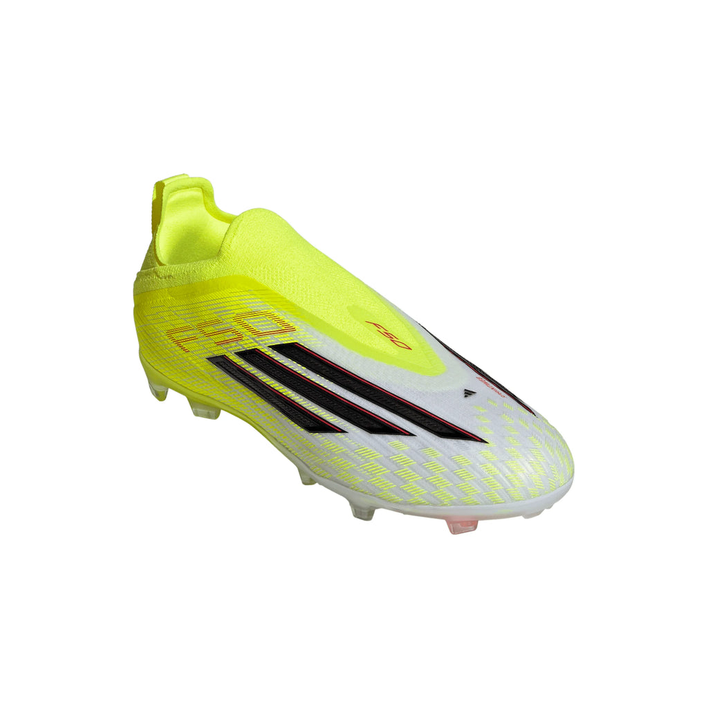 adidas F50 Elite Laceless FG Firm Ground Youth Soccer Cleats Yellow Black Red