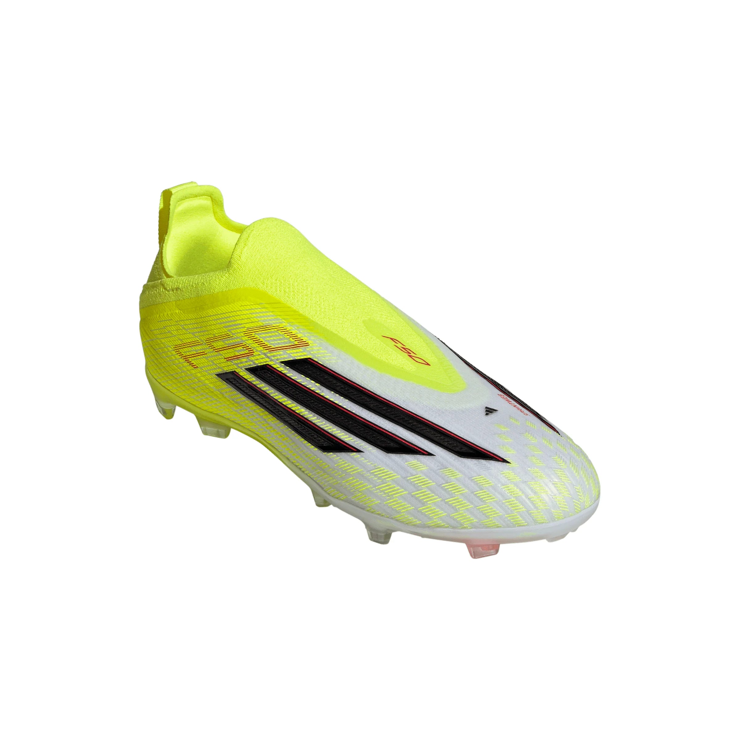 adidas F50 Elite Laceless FG Firm Ground Youth Soccer Cleats Yellow Black Red