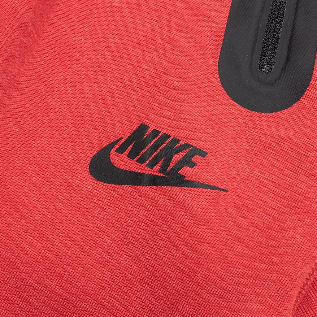 Sportswear Tech Fleece Open Hem Sweatpants Light University Red Heather Black