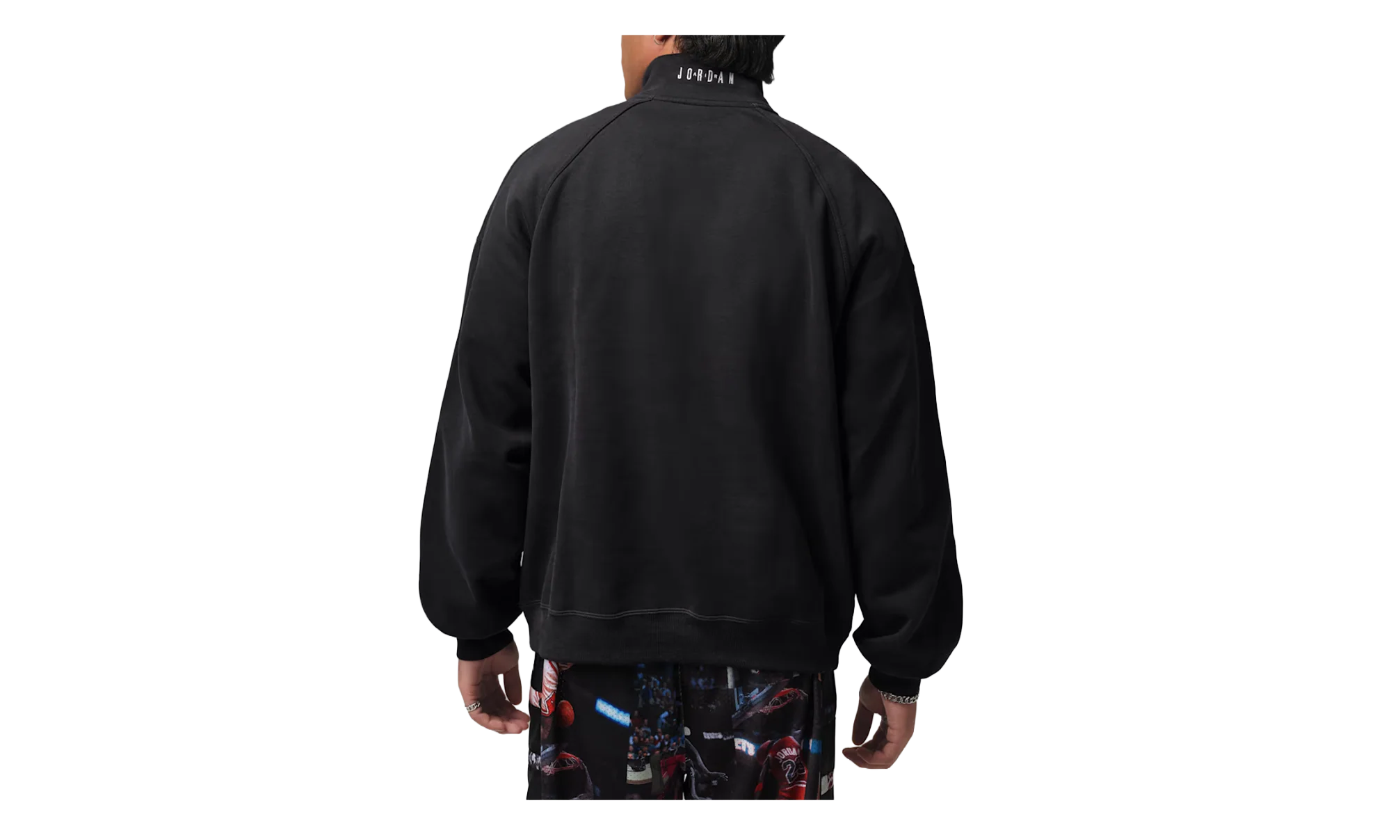 Air Jordan Flight Graphic Fleece Quarter Zip "Black / Sail" IF1816 010