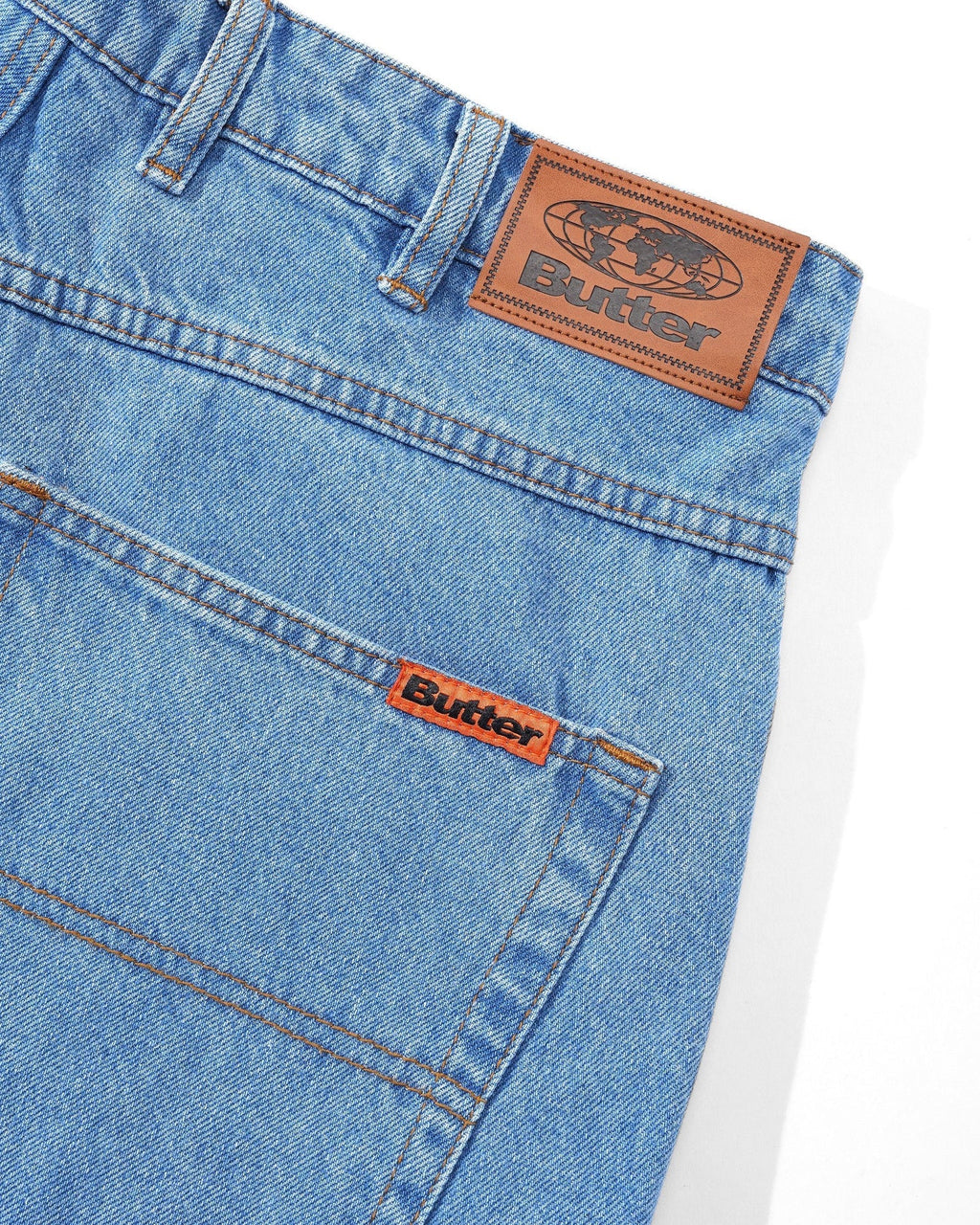 Butter Goods Relaxed Denim Jeans Washed Indigo
