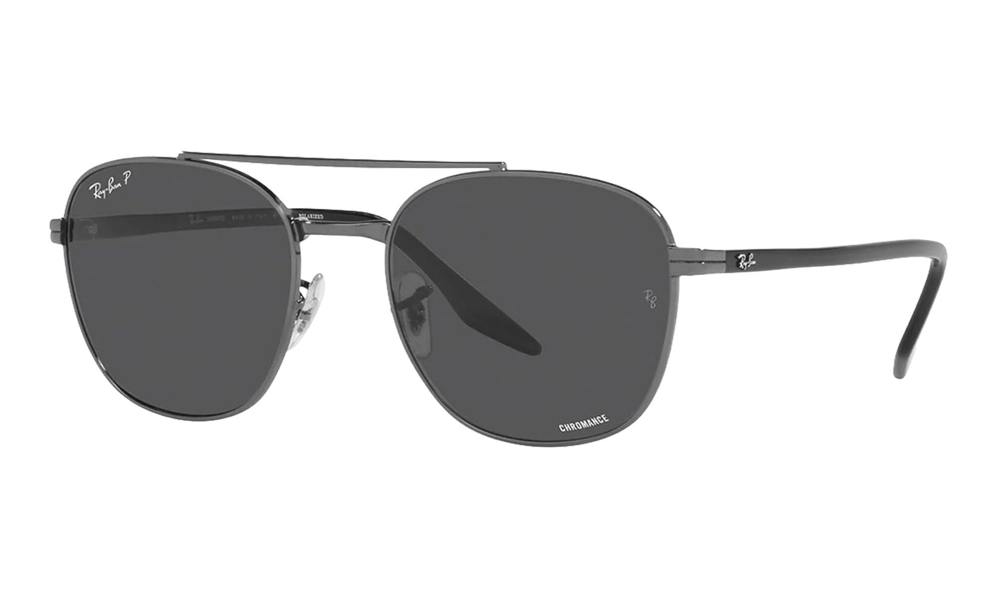 Oval Polarized Sunglasses "Gunmetal" RB3688-004-K8_58