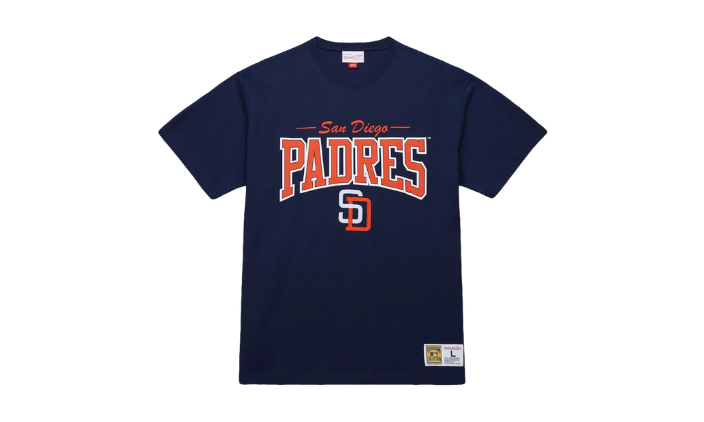 Throw It Back Vintage Logo Short Sleeve T-Shirt "San Diego Padres - Navy" FC9297 SDPNAVY
