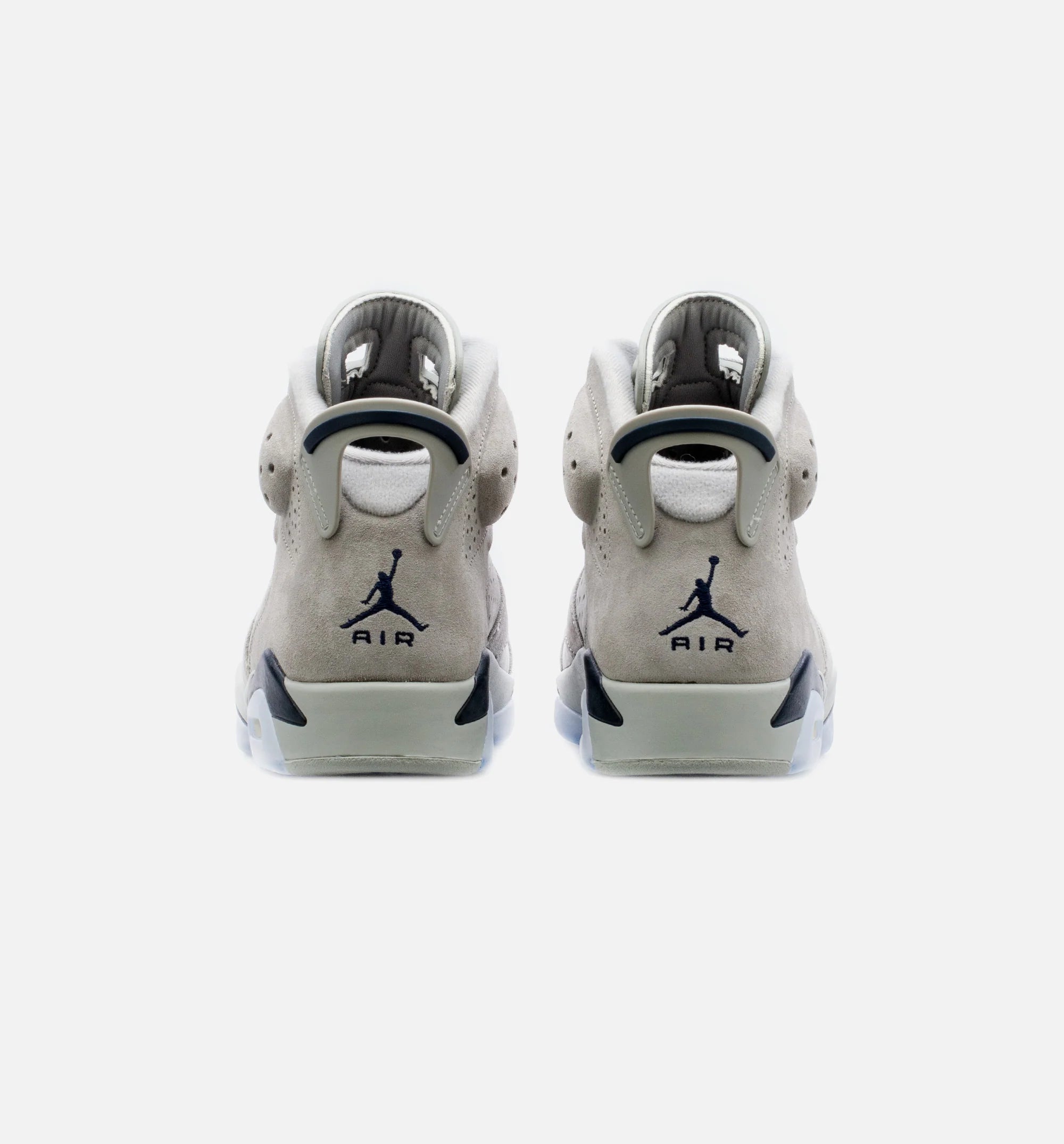 Air Jordan 6 Retro Georgetown Mens Lifestyle Shoe Grey Navy Blue Free Shipping