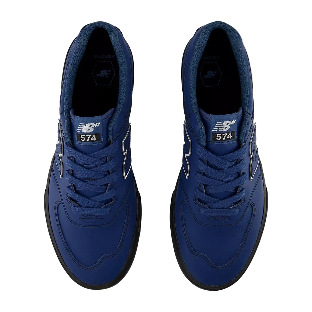 New Balance Numeric 574 Vulc Dark Shoreline Blue Black
