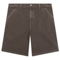 Washed Canvas Work Short Brown