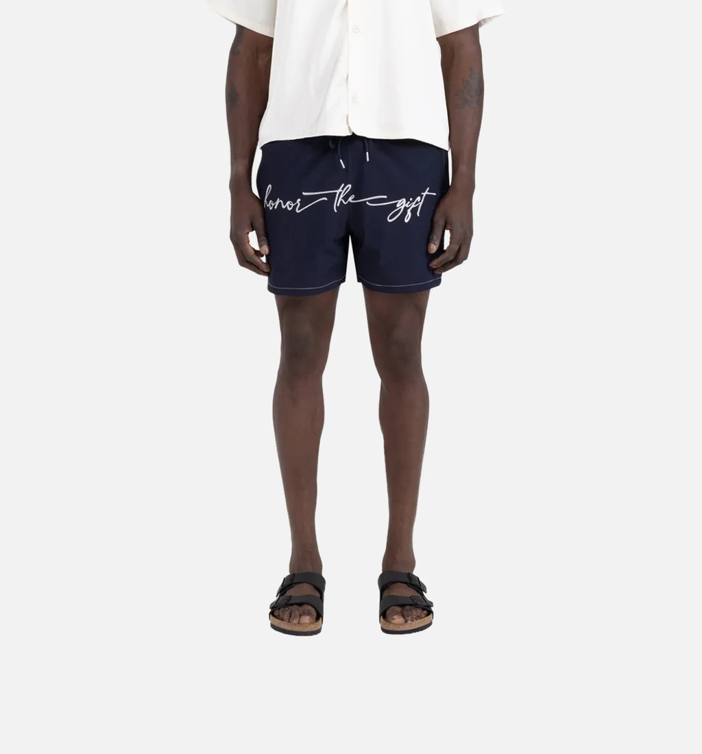 Hybrid Cursive 5 Mens Short Navy