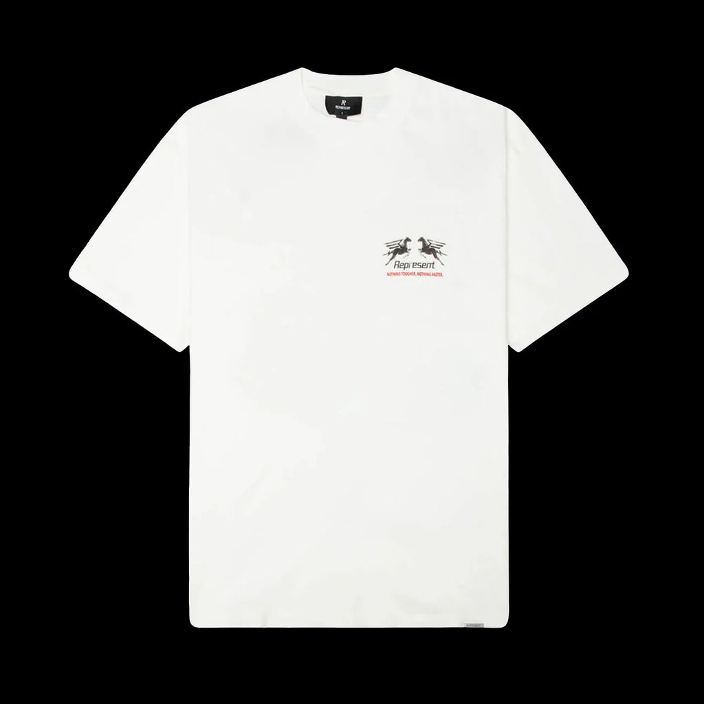 Represent 24 Hour Service T Shirt Flat White