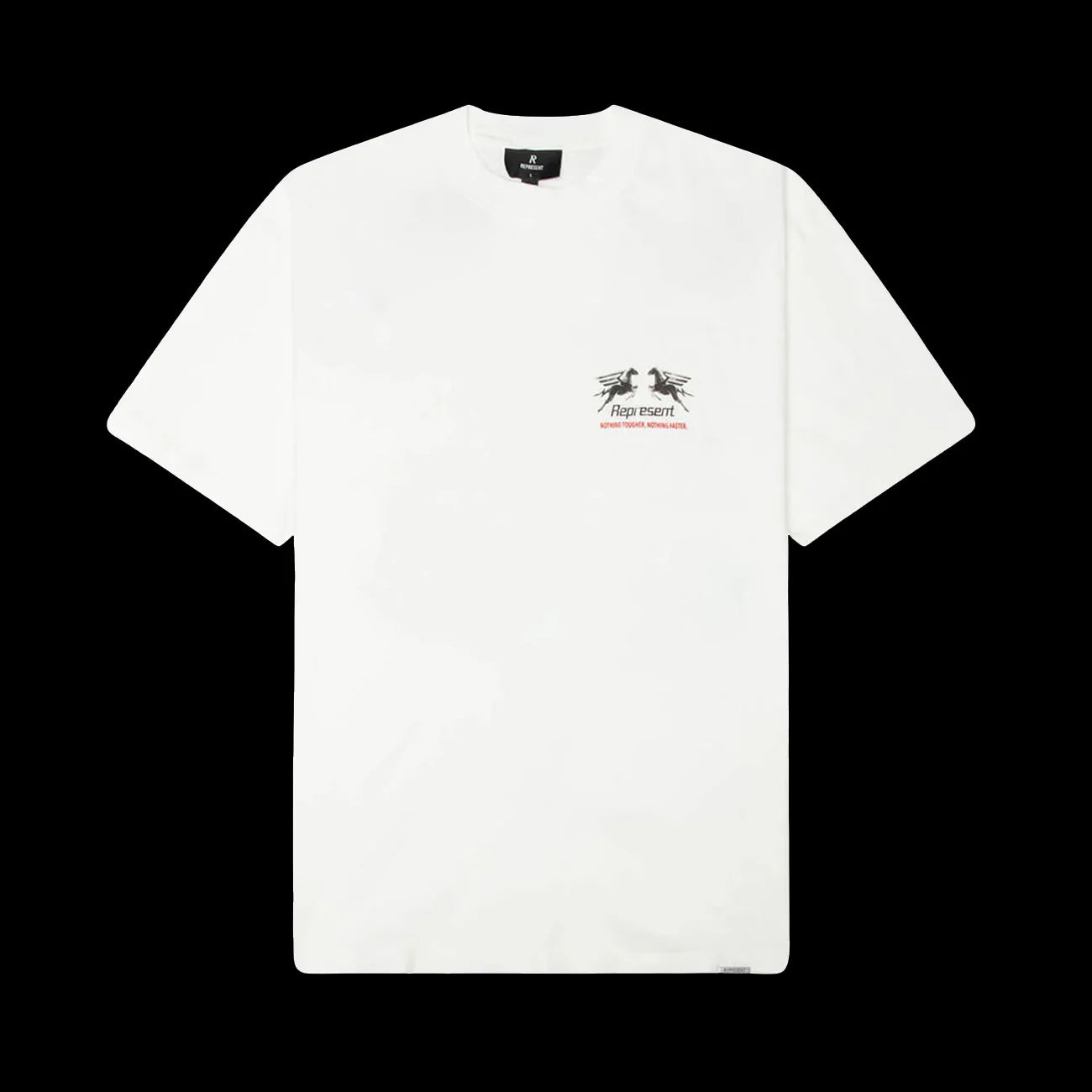 Represent 24 Hour Service T Shirt Flat White