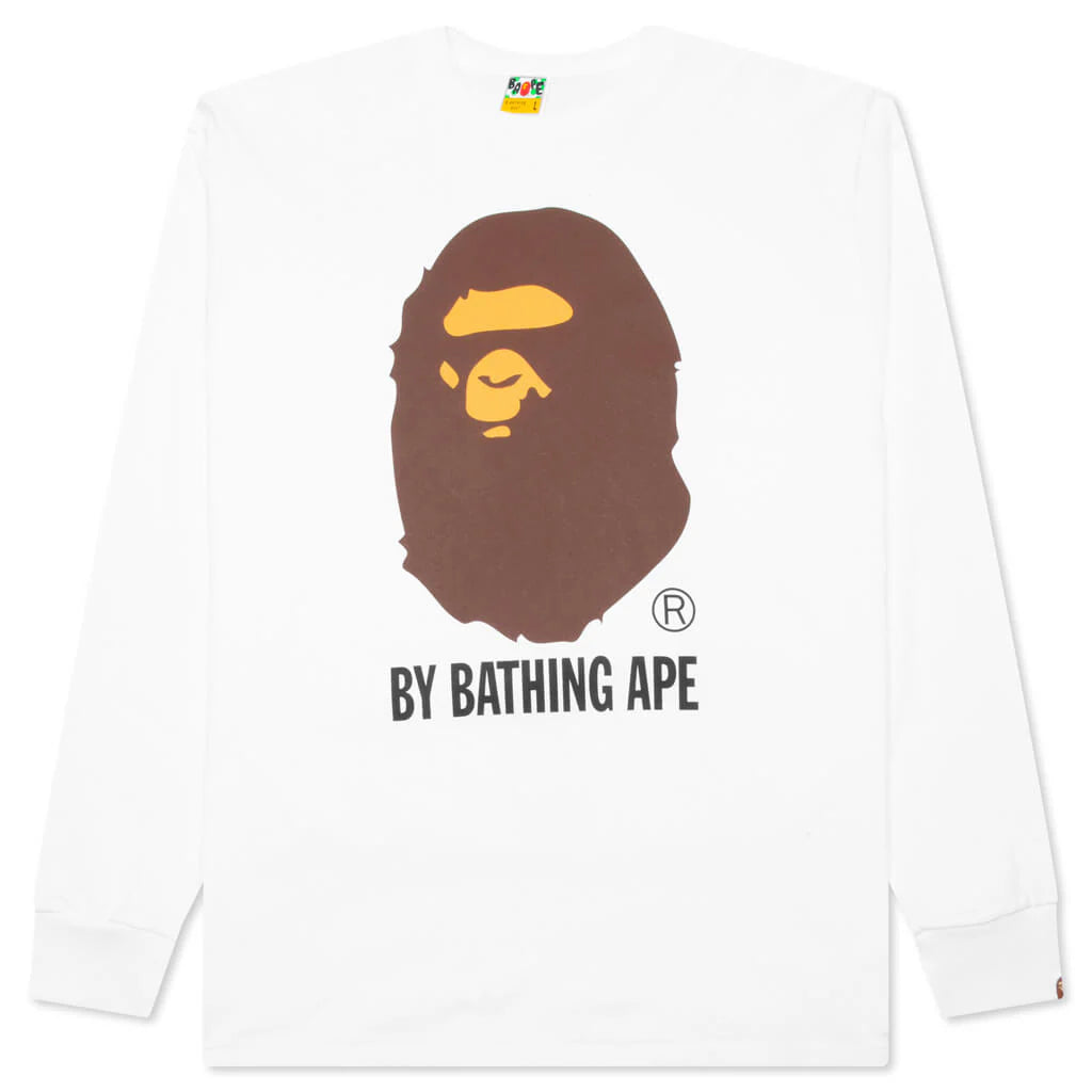By Bathing Ape L S Tee White