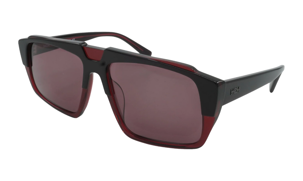 Aviator Sunglasses "Black/Wine" MCM693S-037