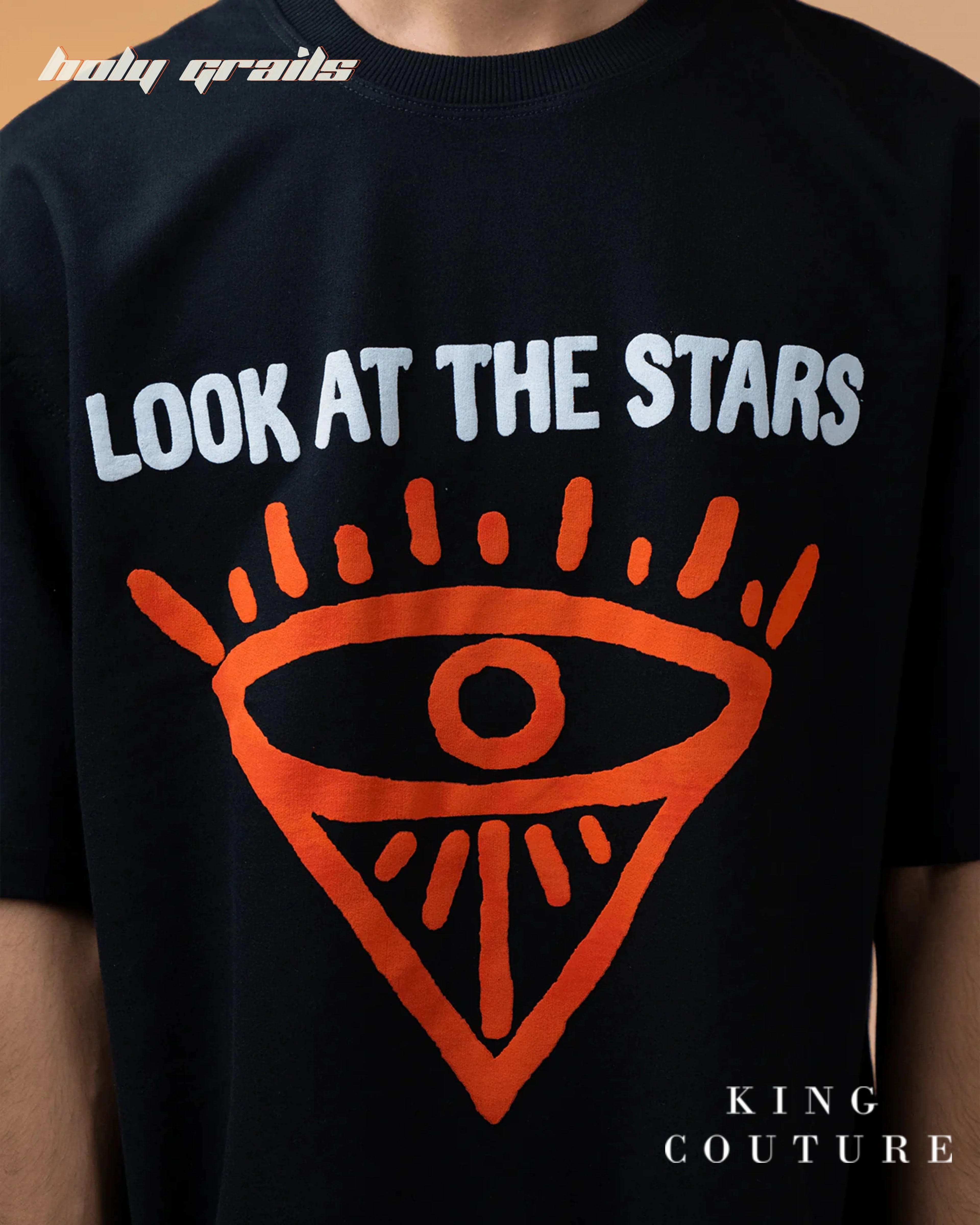 Look At The Stars Oversized Tee Shirt HG x King Couture