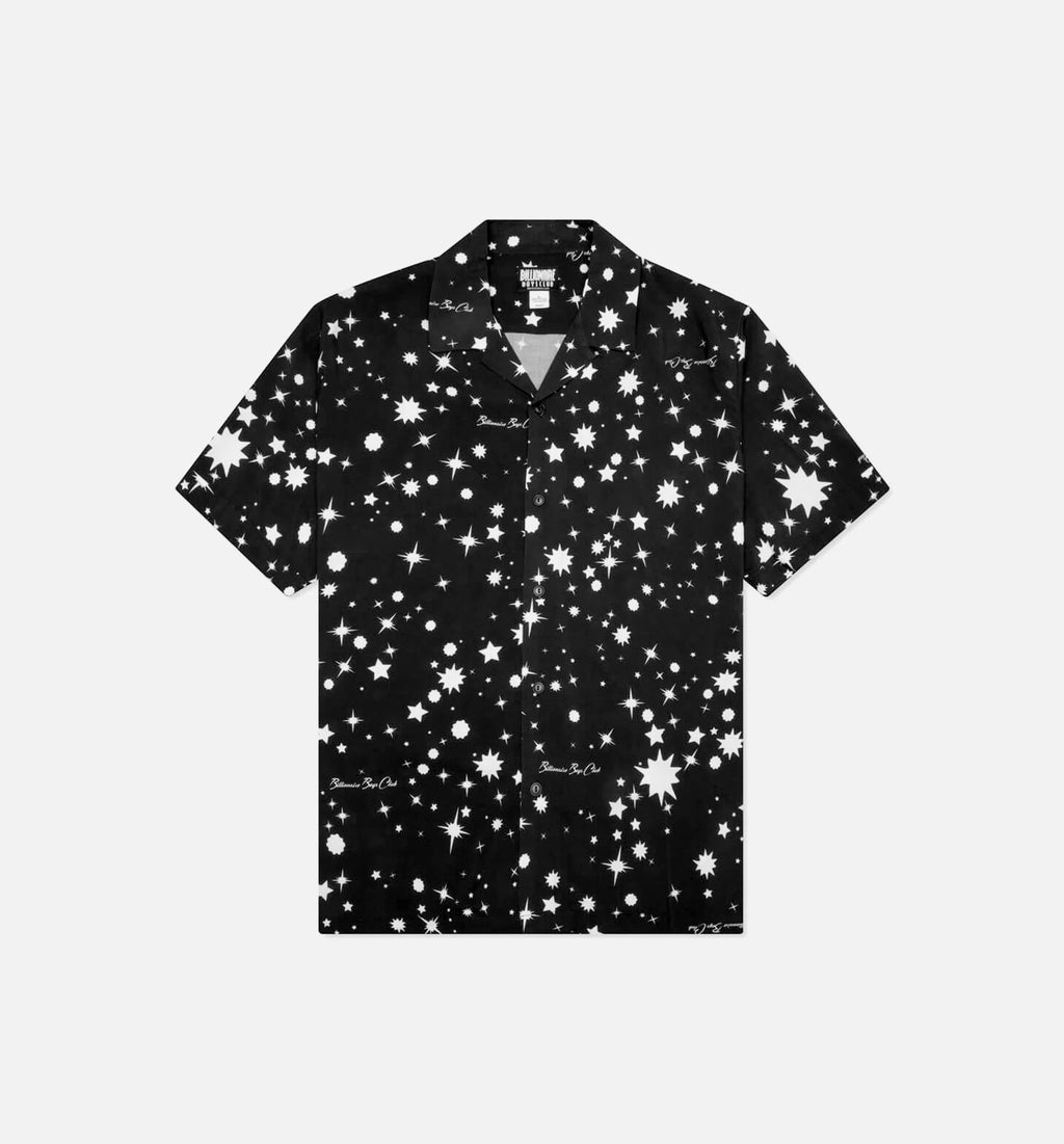 BB Galatica Short Sleeve Woven Mens Shirt Black