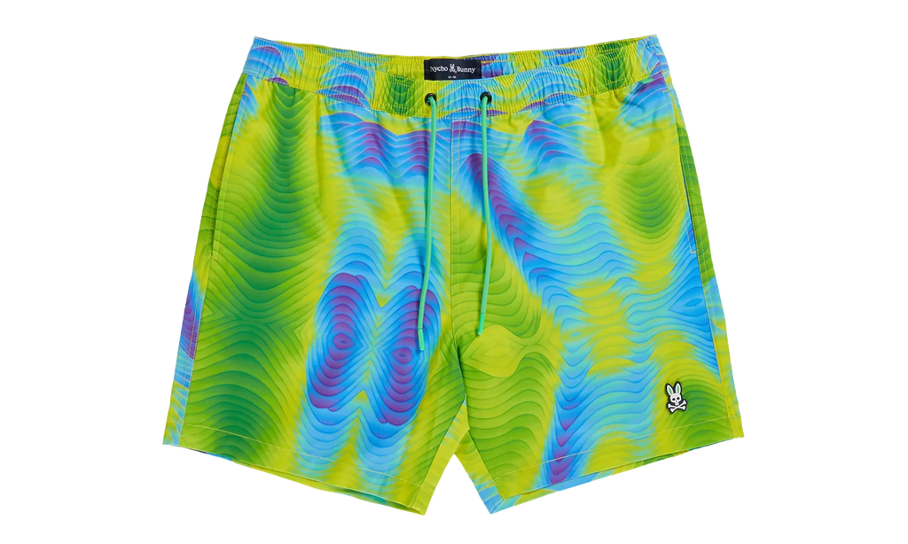 Men's Montgomery All Over Print Swim Trunks Banana "Multi (Rainbow)" B6W910Y1PO BNA