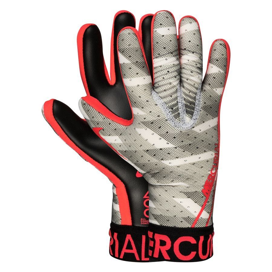 Nike Mercurial Touch Elite Goalkeeper Gloves White Black Crimson