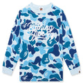 Kids ABC Camo L S Tee Blue