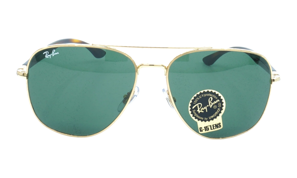 AVIATOR SUNGLASSES "POLISHED GOLD" RB3683-001-31