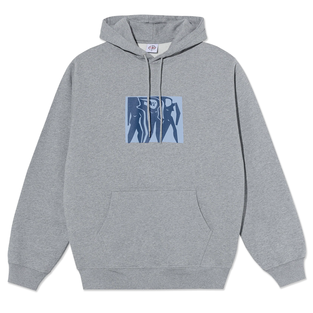 Polar Cut Outs Dave Hoodie Heather Grey