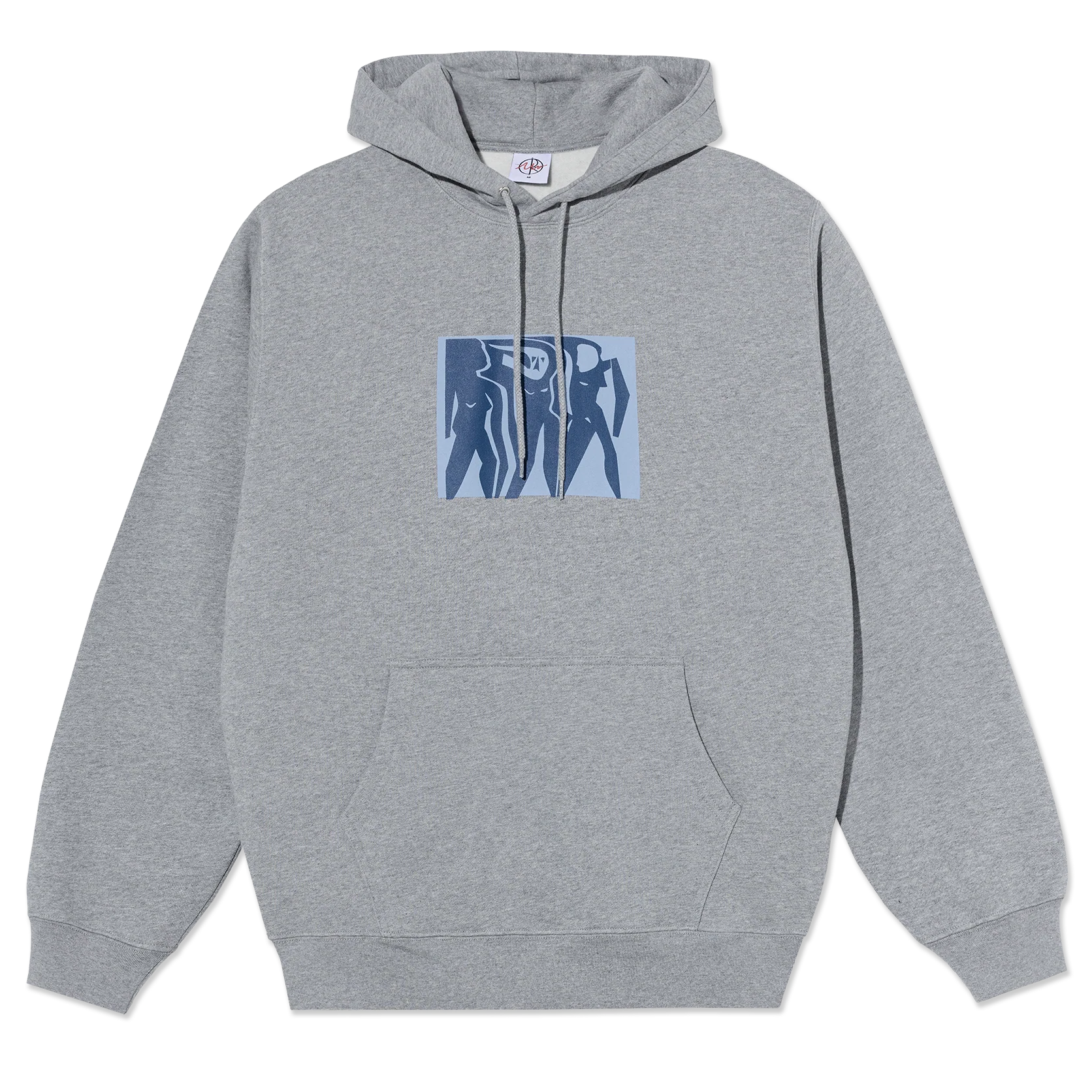 Polar Cut Outs Dave Hoodie Heather Grey