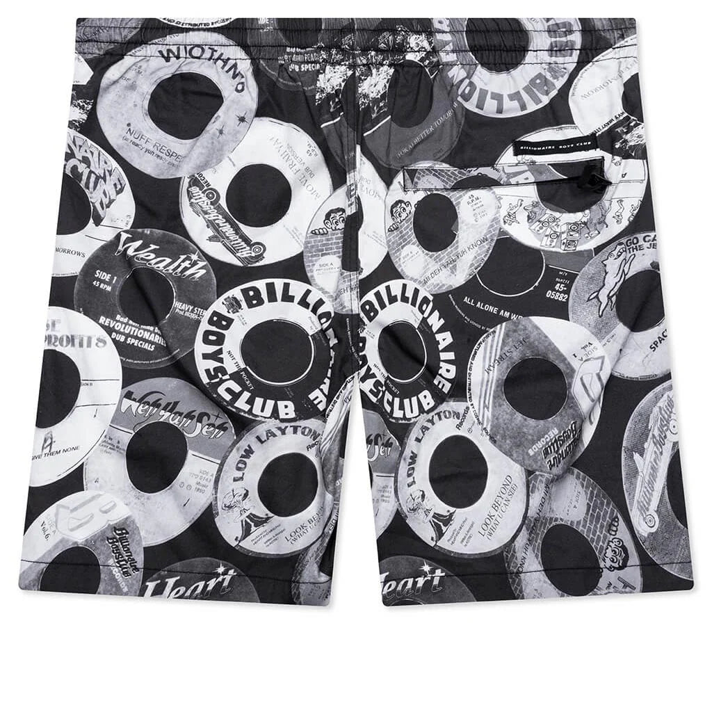 Vinyl Shorts Black