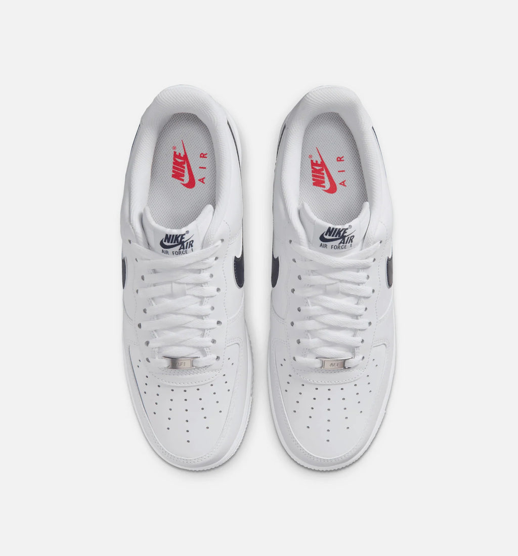 Air Force 1 07 LV8 USA Mens Lifestyle Shoe White University Red University Red Midnight Navy