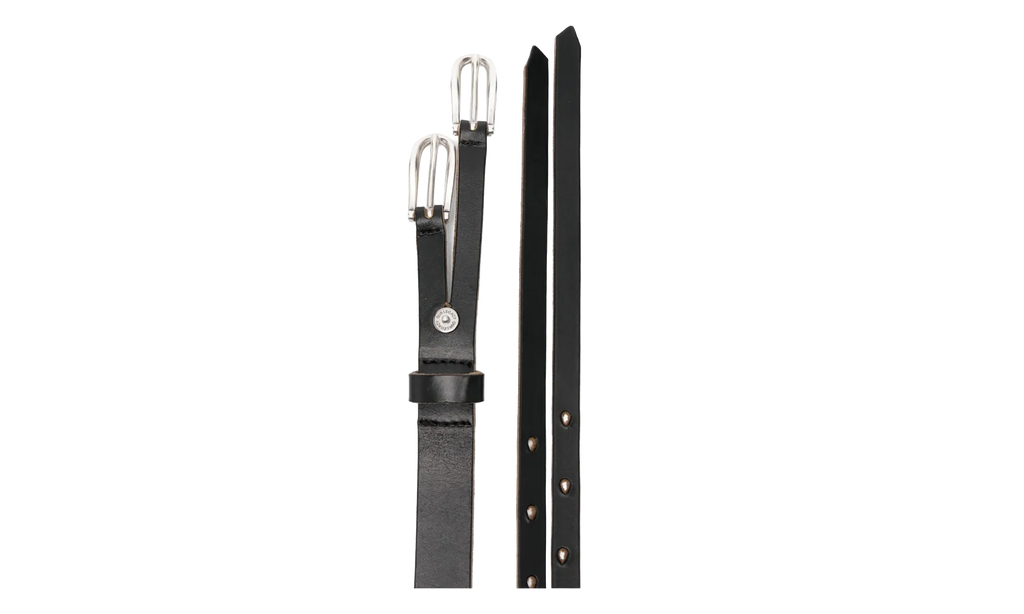 Twin Tongue Belt "Black" A2258TBC