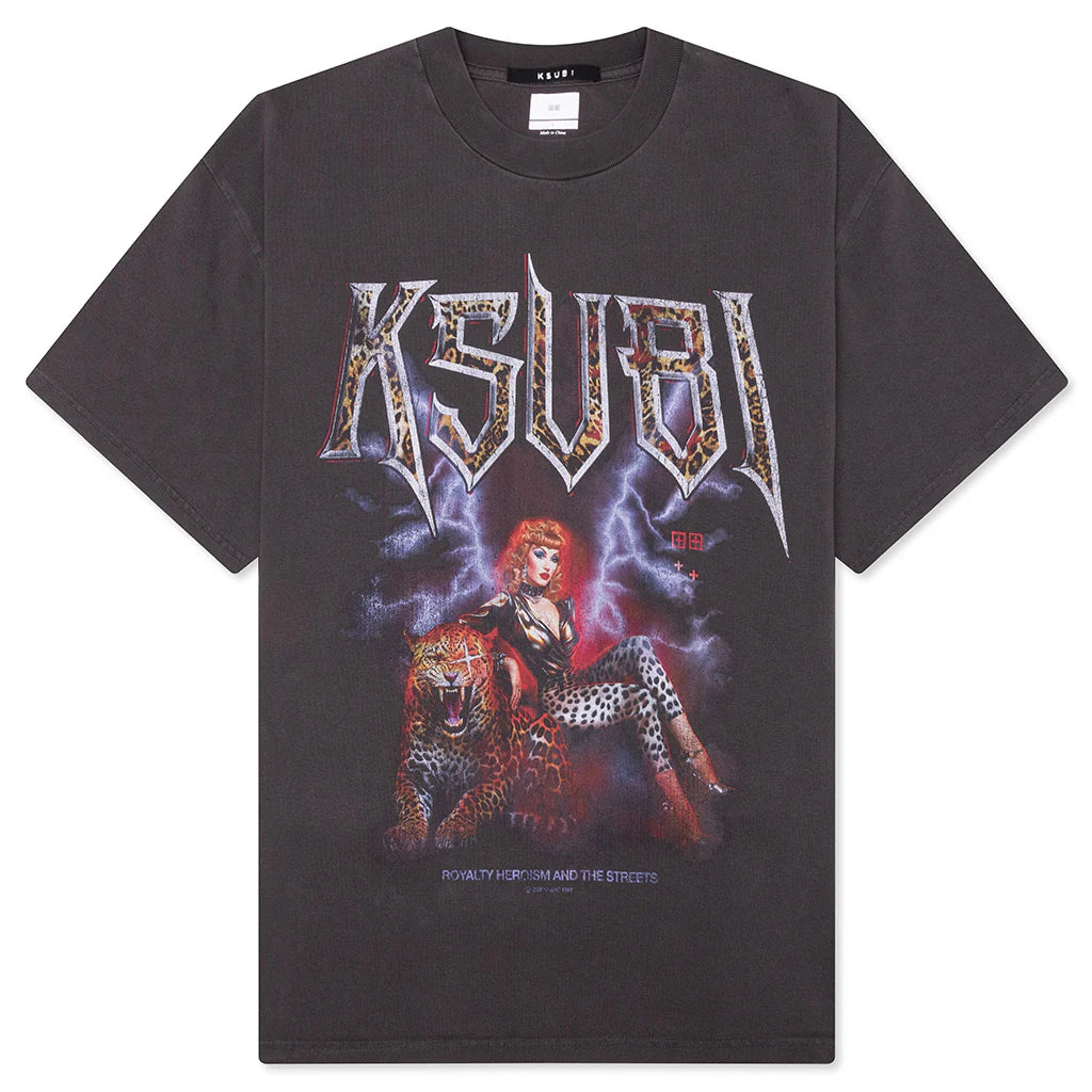 Kingdom Ekcess S S Tee Faded Black