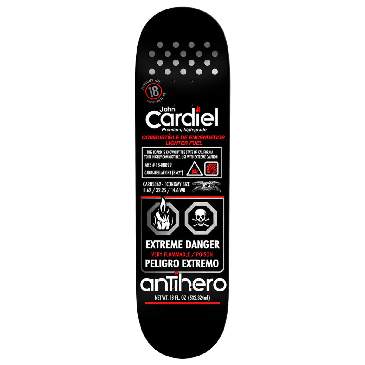 Anti Hero Cardiel Fueled Up Deck 862
