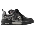 LV Skate Sneaker Black Swarovski Crystals