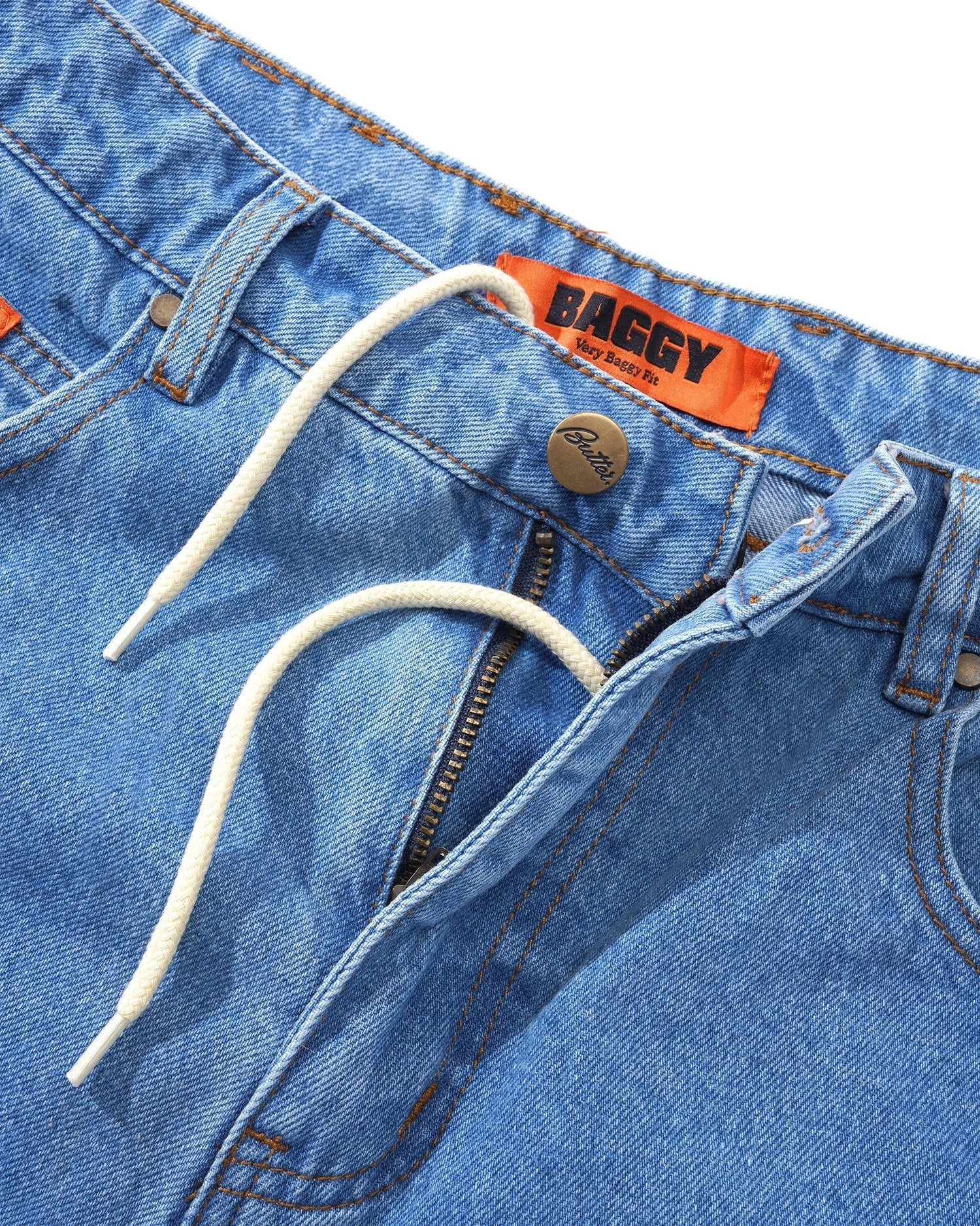 Butter Goods Relaxed Denim Jeans Washed Indigo