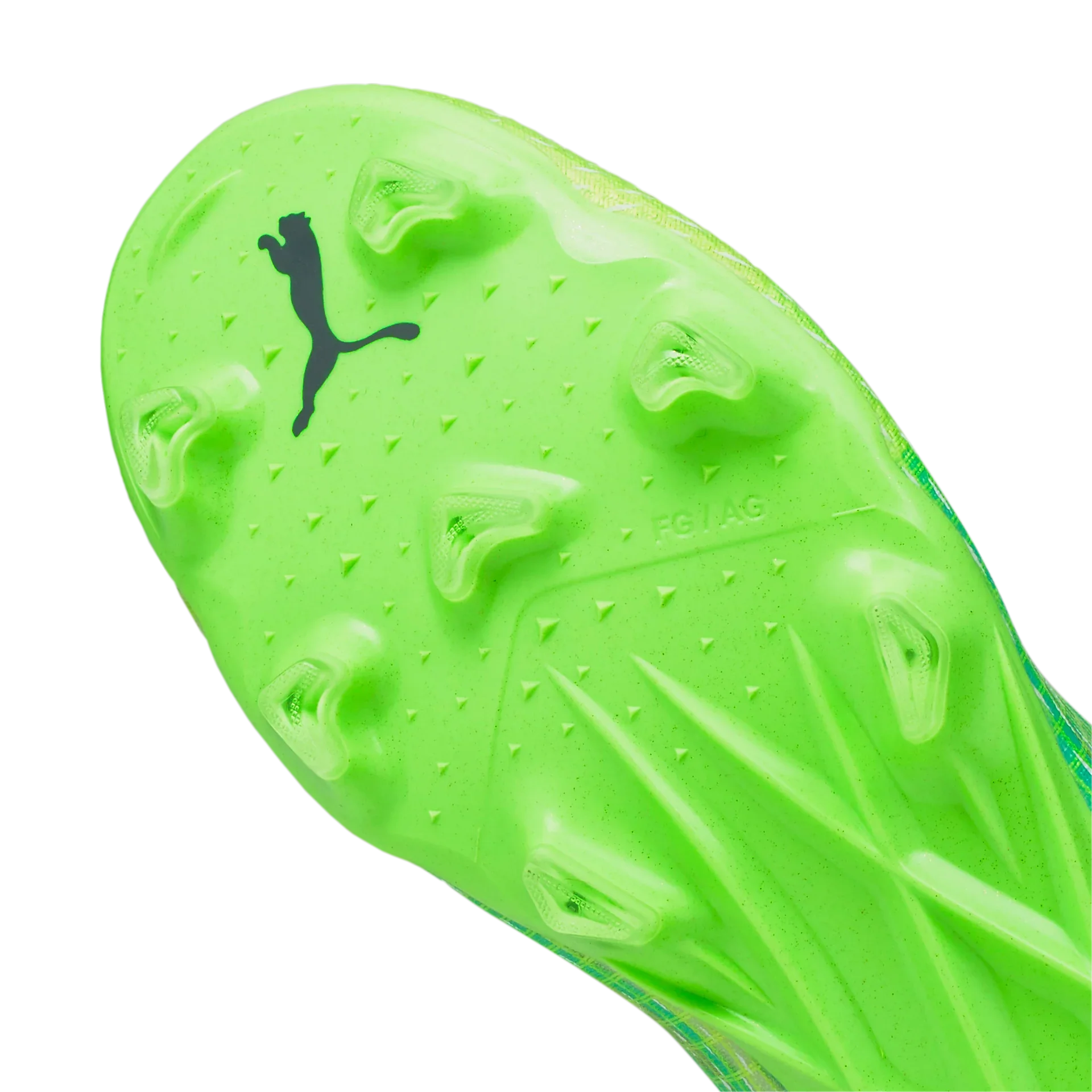 PUMA Ultra 13 FG AG Firm Soccer Shoes Green Glare Elektro Aqua Spellbound